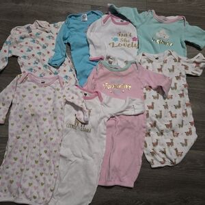 Cozy Kids Pajamas Sleep Sacks - Pink, Blue, White